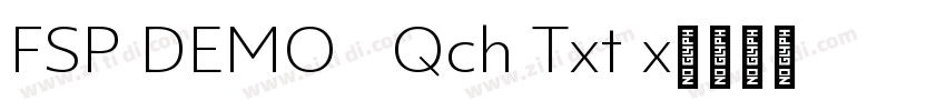 FSP DEMO   Qch Txt x字体转换